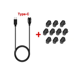 Universal 2 - in - 1 Charger Cable with Dust Cover Cap (Plugs - Type C Cable)