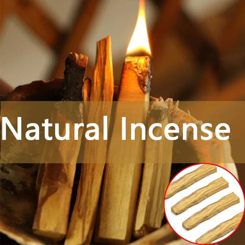 

1-5pcs Palo Santo Natural Incense Sticks for Aromatherapy is refreshing and The aroma of yoga and Meditate，Indoor aromatherapy