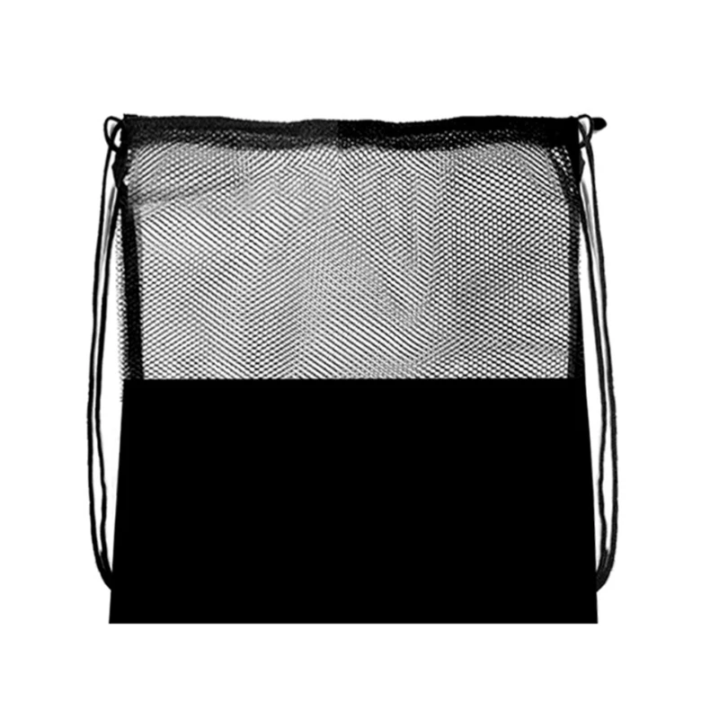 

Y1QE Foldable Soccer Backpack Gym Bag Sackpack Drawstring Multifunction Ball Mesh Bag