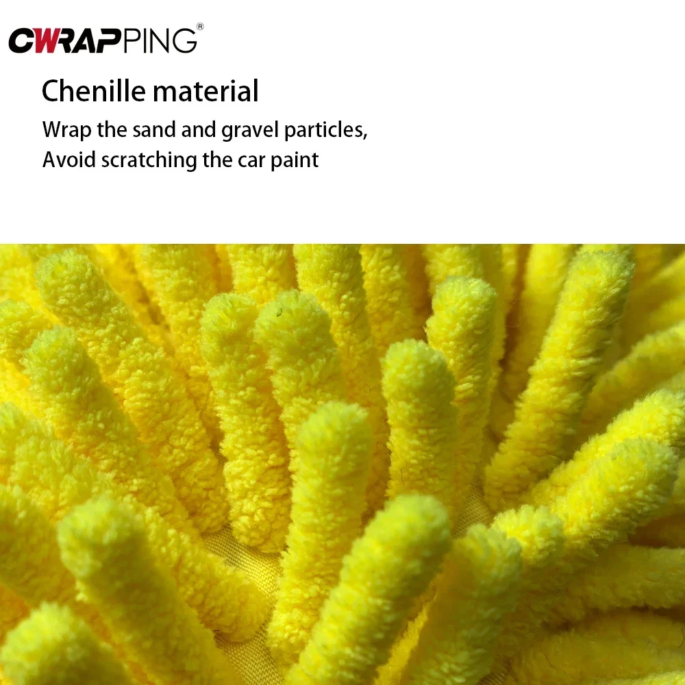 Car Wash Coral Glove Single Sided Plush Thickened Microfiber Glove Multifunction Auto Wash Cleaning Tools for Car Accessories