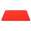 1 piece red pyramid silicone baking mat Non-stick bacon microwave baking tray Pastry mat Red barbecue grill mat Baking supplies 5