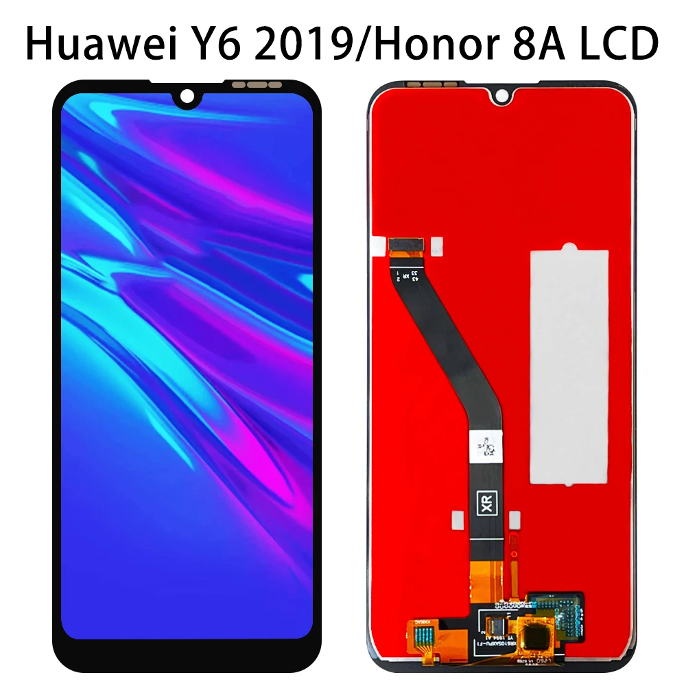 Écran LCD + Vitre Tactile Pour Huawei Y6 2019 - Noir, Compatible MRD-LX1F / MRD-LX1, Neuf