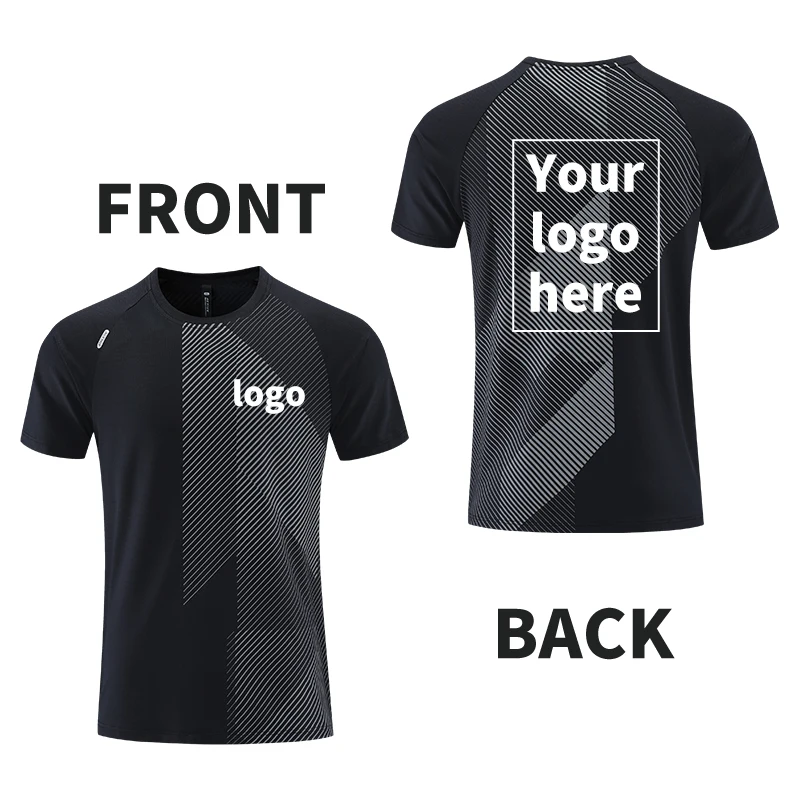 Mens Short Sleeve Sport t Shirt Quick Dry Running t-Shirt Breathable Outdoor Fitness Shirt Top Gym Football Man Clothes R428 3