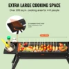 VEVOR 23in Portable Charcoal Grill Small Barbecue Grill Folding BBQ Grill Compact Foldable Grill Mini Smoker for Outdoor Cooking 4
