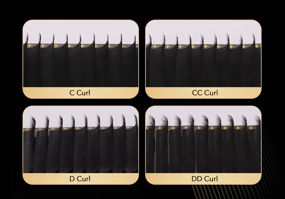 Description Picture 5 of item16Rows False Mink Eyelashes Extension Individual Natural Soft Russian Volume Lash Extensions 8-20mm Regular/Long Cashmere Lashes