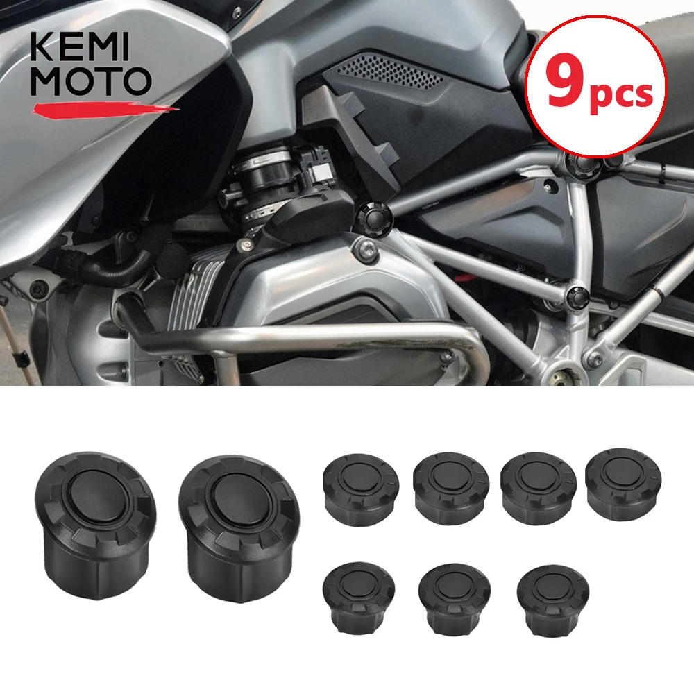 

For BMW R1200GS LC R1250 GS Adventure adv 2013-2021 Frame Hole Cover Caps Plug Decorative Frame Cap Set Motorcycle Accessories