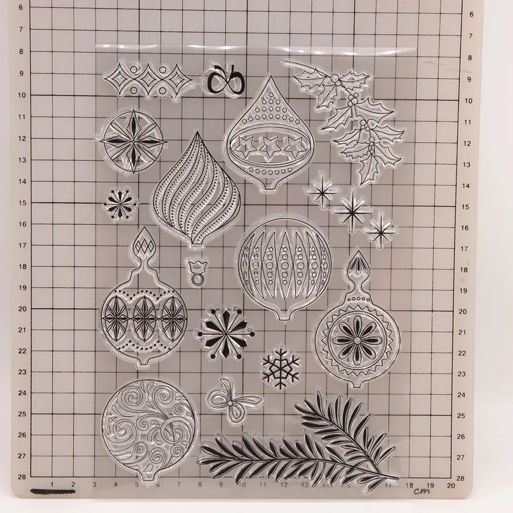 Christmas Decoration Seal Clear Stamps for DIY Scrapbooking Card Rubber Stamp Making Photo Album Handmade Crafts Decoration