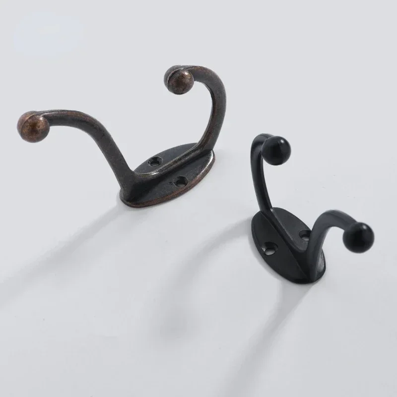 1pcs Antique hook alloy cabinet furniture hardware decoration fitting room bronze home decoration over the door hanger fittings