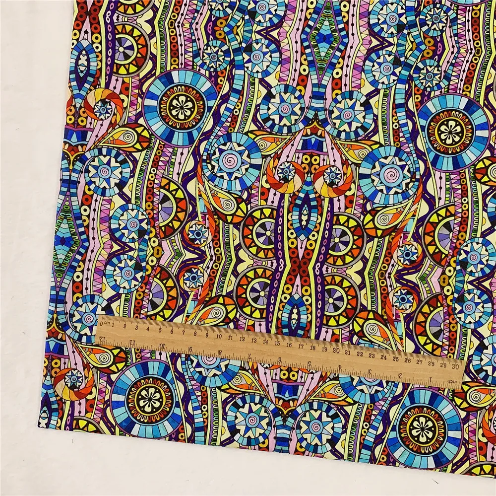 Tanio Retro styl Boho Mandala 100% bawełna drukowana sklep