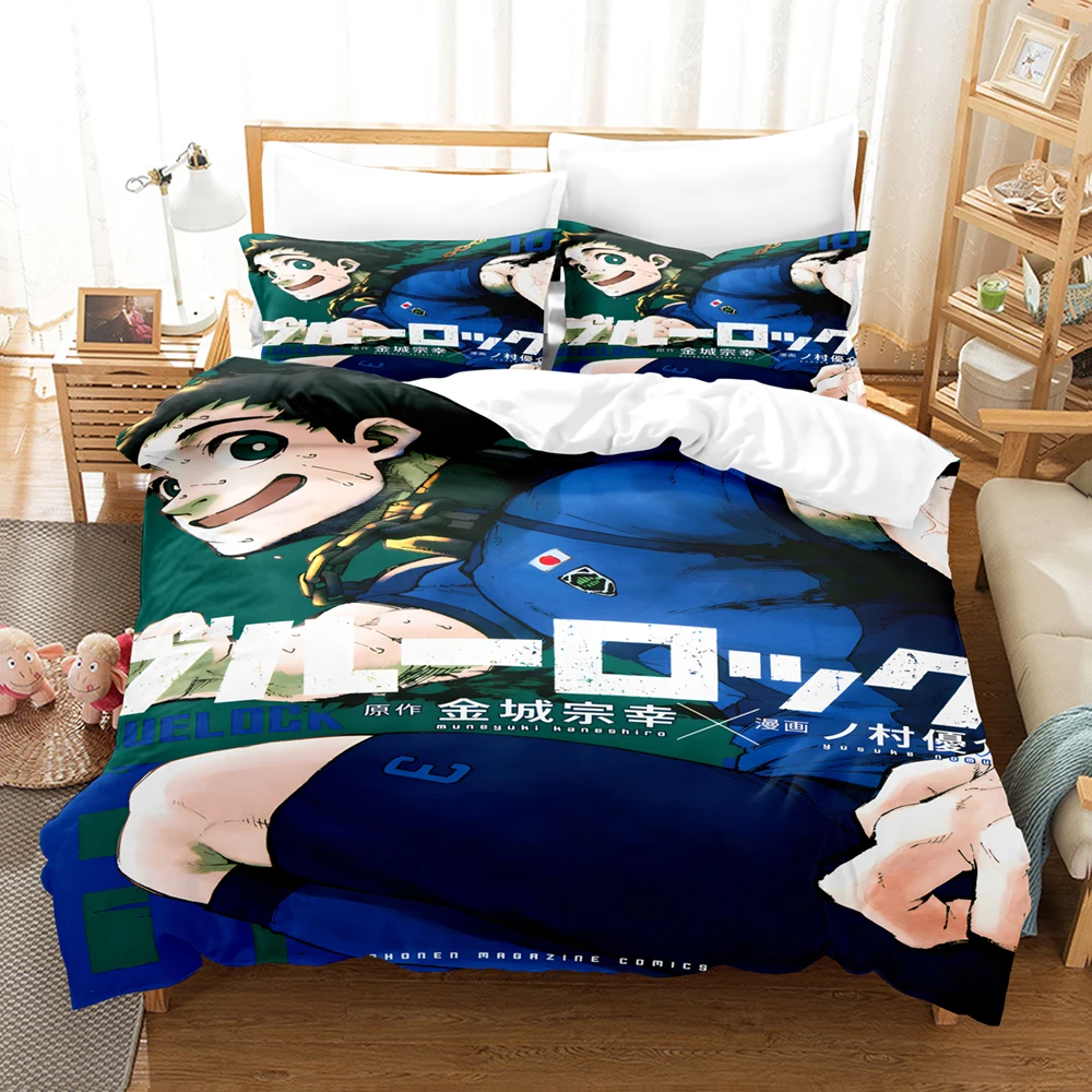 Blue Lock Bedding Set Hot Anime Duvet Cover Set King Queen Twin Double Size Comforter Cover Set For Teens and Boys Anime Lover S5a9c592531c84ab59c18716a5d5c89daM