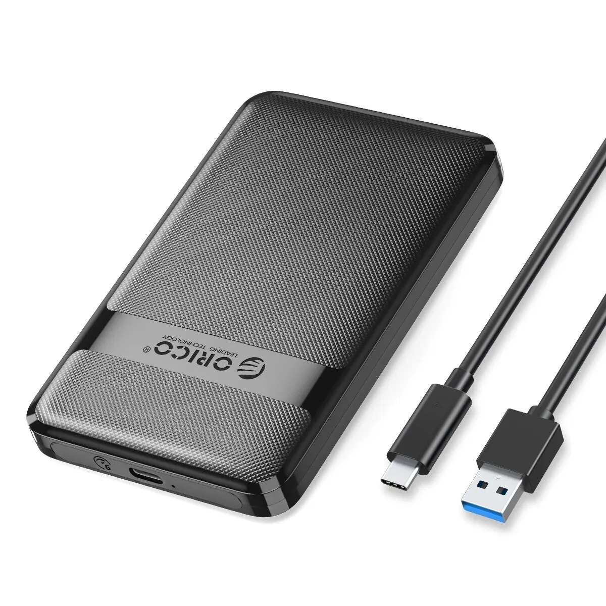 ORICO HDD Case 2.5 Inch SATA to USB3.0/Type-C HDD Enclosure 6Gbps Max USB-C External SATA HDD Enclosure Support Auto-Sleep — view 6