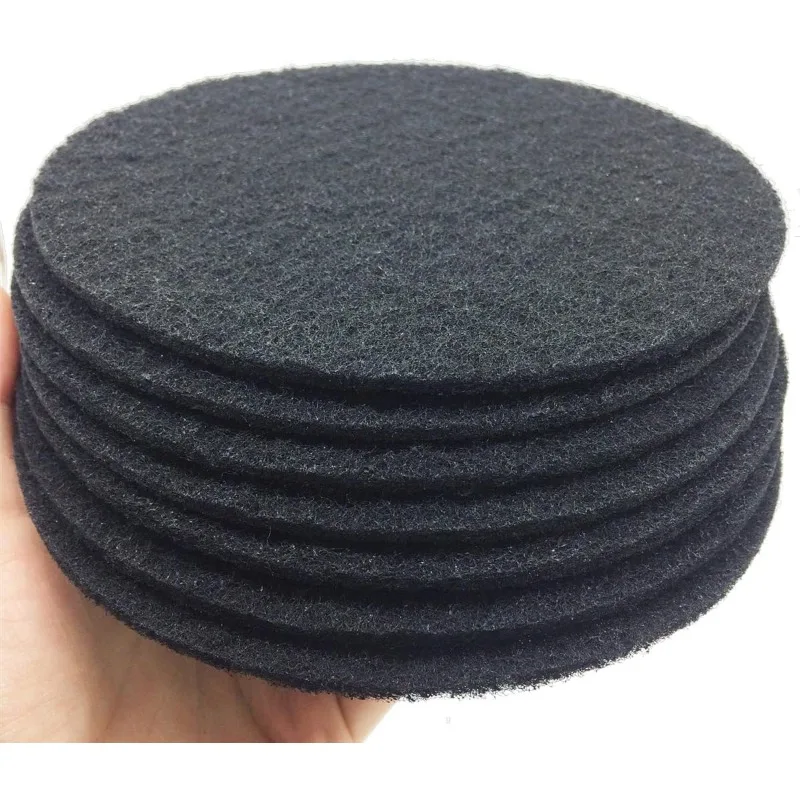 7.25inch Kitchen Compost Bin Charcoal Filter Replacements, Compost Pail Replacement Carbon Filters 7.25 inch, Round