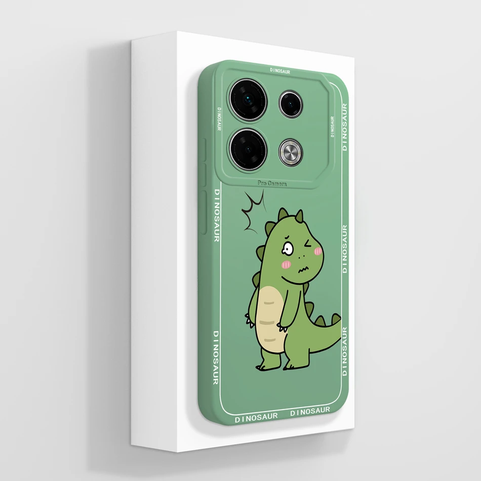Cute Panda Soft Liquid Silicone Phone Case - Enhanced Protection and Style