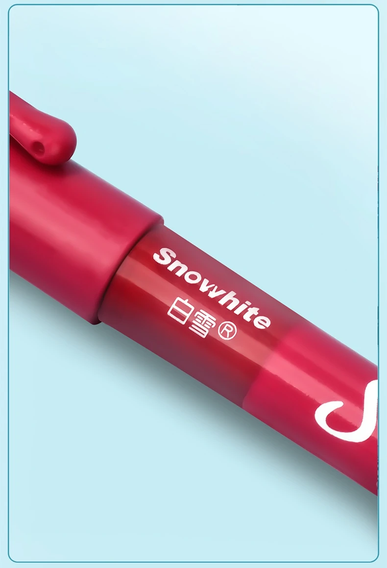 Snowhite 12 Stück Direktflüssig-Gelstifte 1,0mm Elastische Faserspitze, Schnelltrocknender Großvolumiger Glatt Schreibender Stift – Detail 9