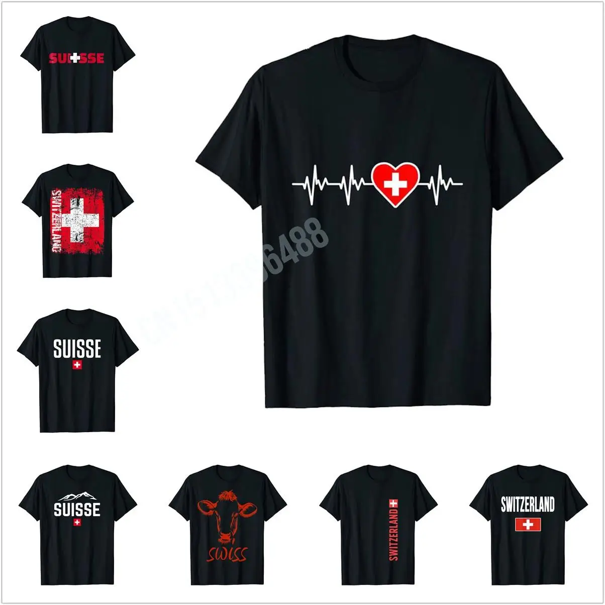 Switzerland Men's T-shirt | Switzerland Shirt | Cotton Tees Fans | Swiss  Tee Shirt - 2023 - Aliexpress