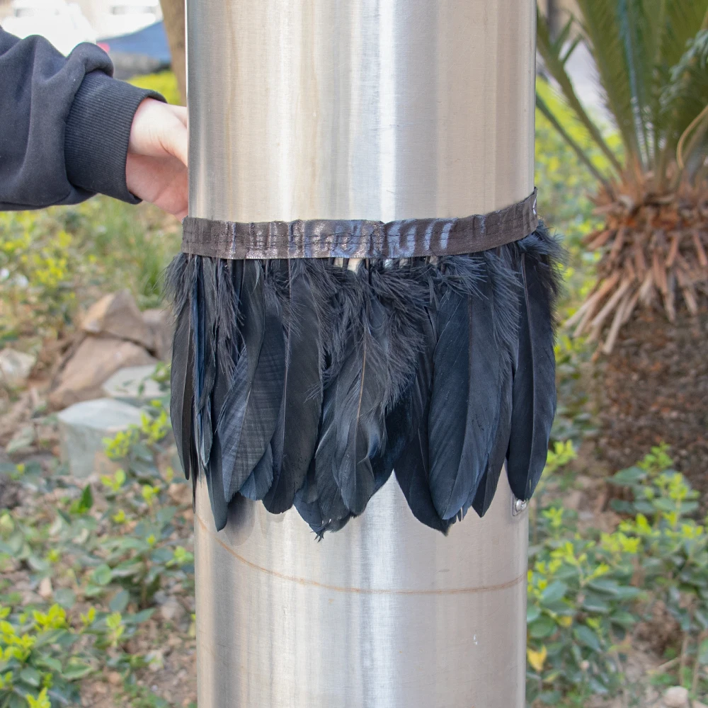 웨딩 파티 장 거위 깃털 트림, 15-20cm, 2 미터, 프린지 옷, 마크라메, 깃털, DIY 컬러 백조 깃털 리본