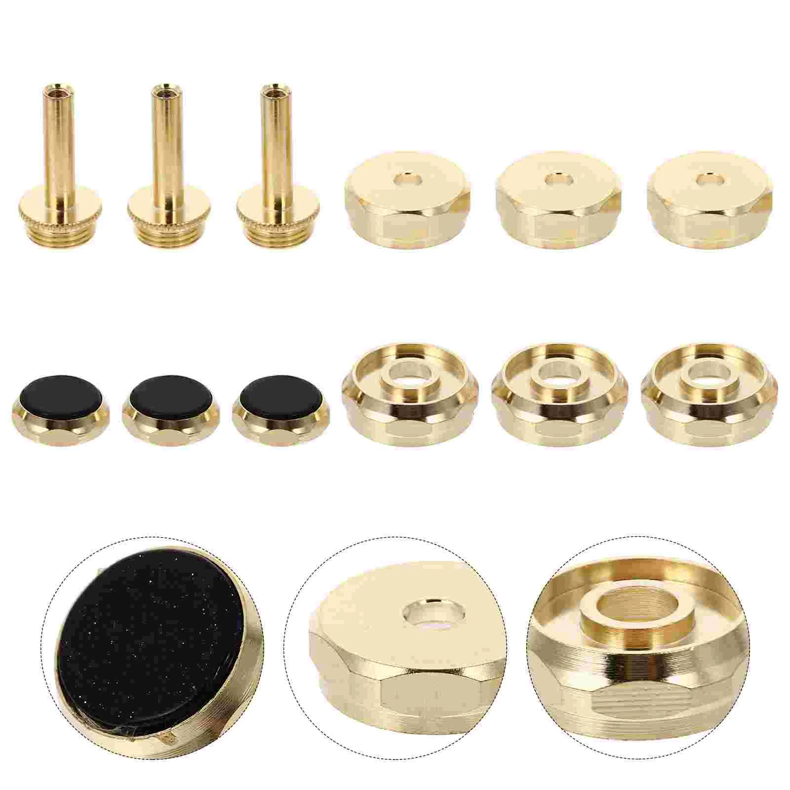 Small Button Trumpet Valve Accessories Press Cover Buckle Repair Musical Instrument Copper Supplies Parts