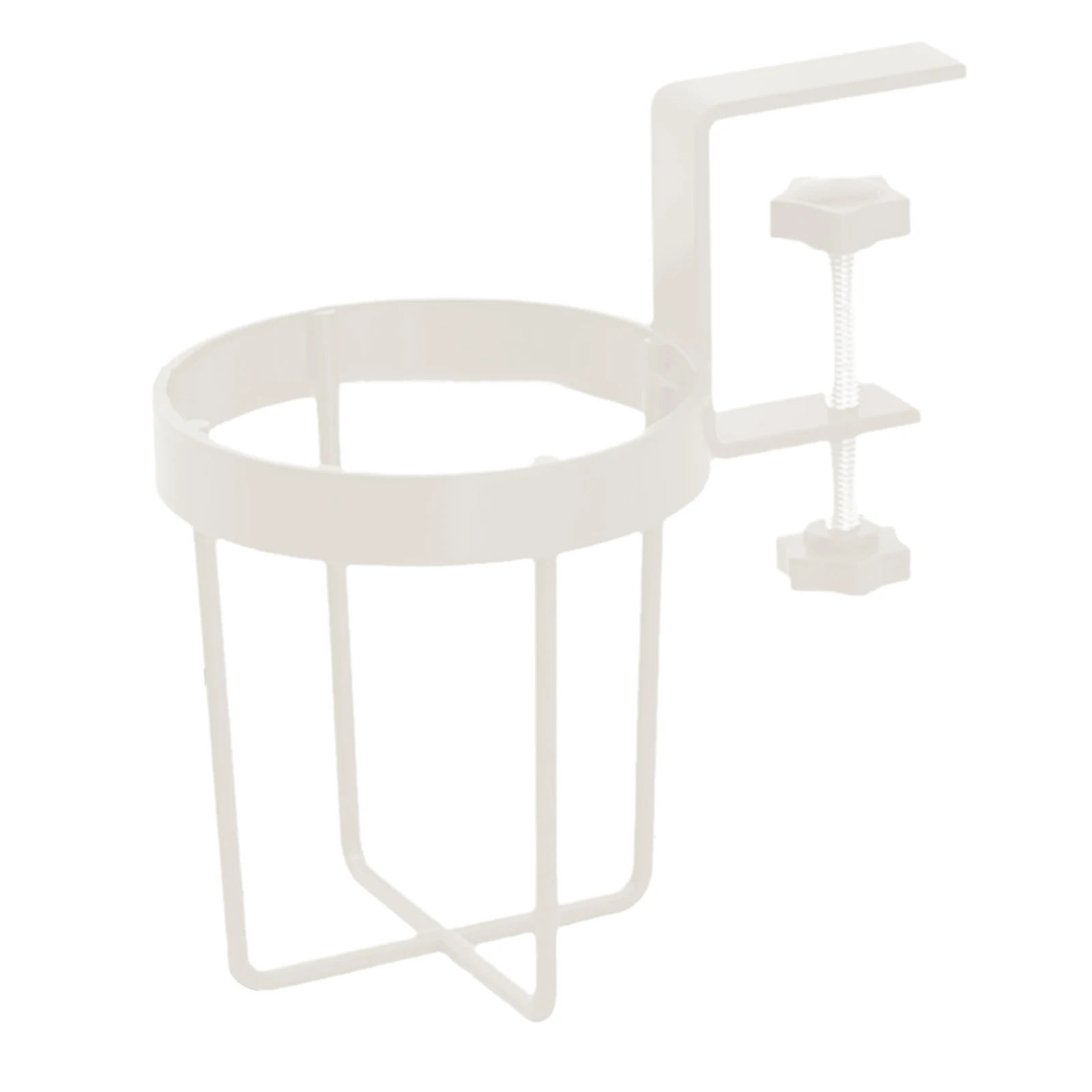 

1pc Cup Holder Table Cup Holder Desktop Mug Rack Bottle Tray Clip On Horizontal Vertical Mount 10*11cm Home Storage
