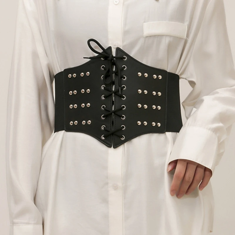 

Elegant Alloy Studs Decor Waist Trainer Women Corset Cincher Body Shaper Tool