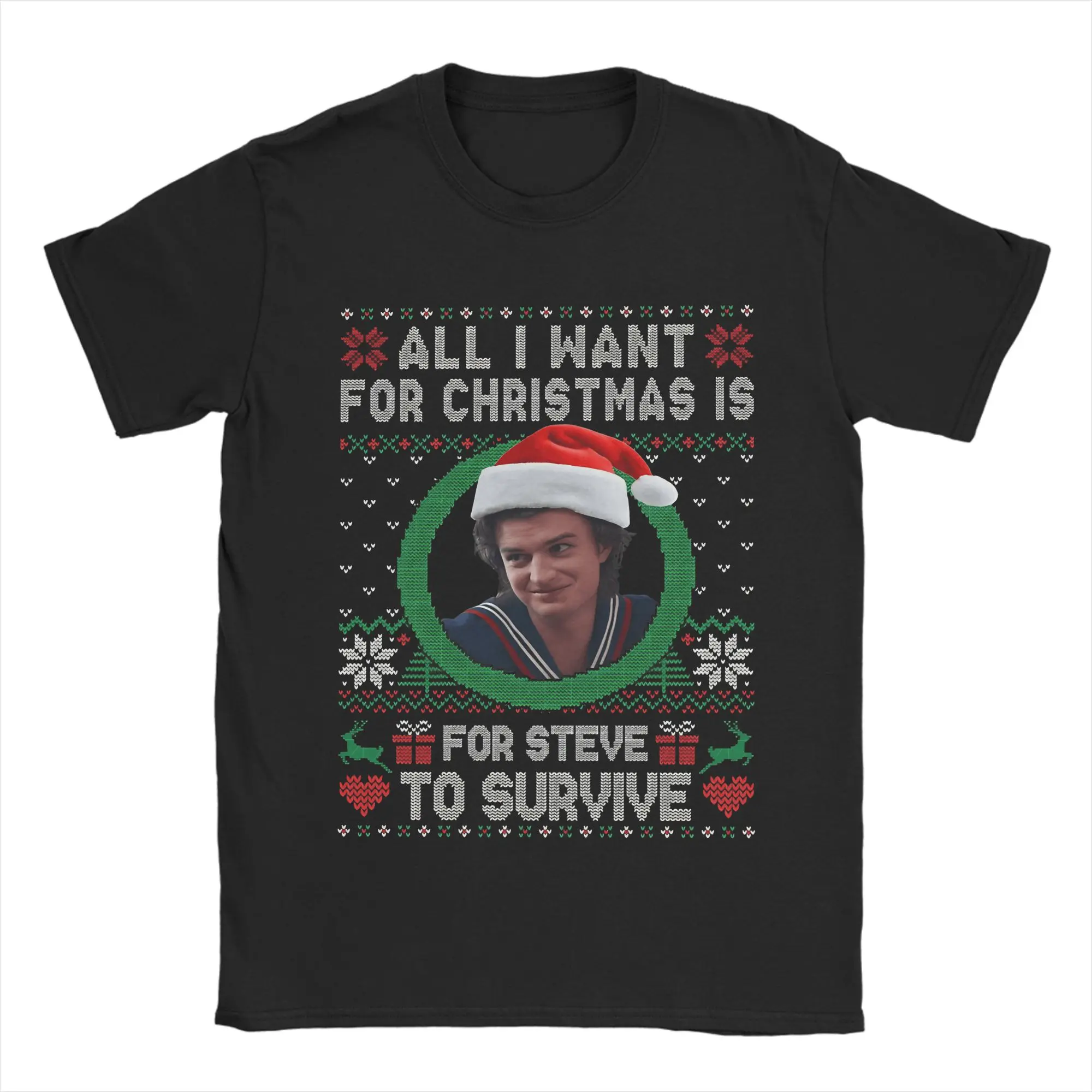 Oversized T Shirt Summer Steve Harrington Vintage Hip Hop T Shirts  100 Cotton Tee Shirt for Adult   Short Sleeve Clothing