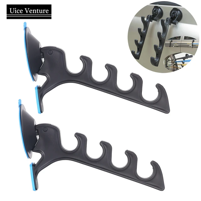 2Pcs Fishing Rod Holders Wall Mount with Suction Cups For Car/Truck/SUV AU