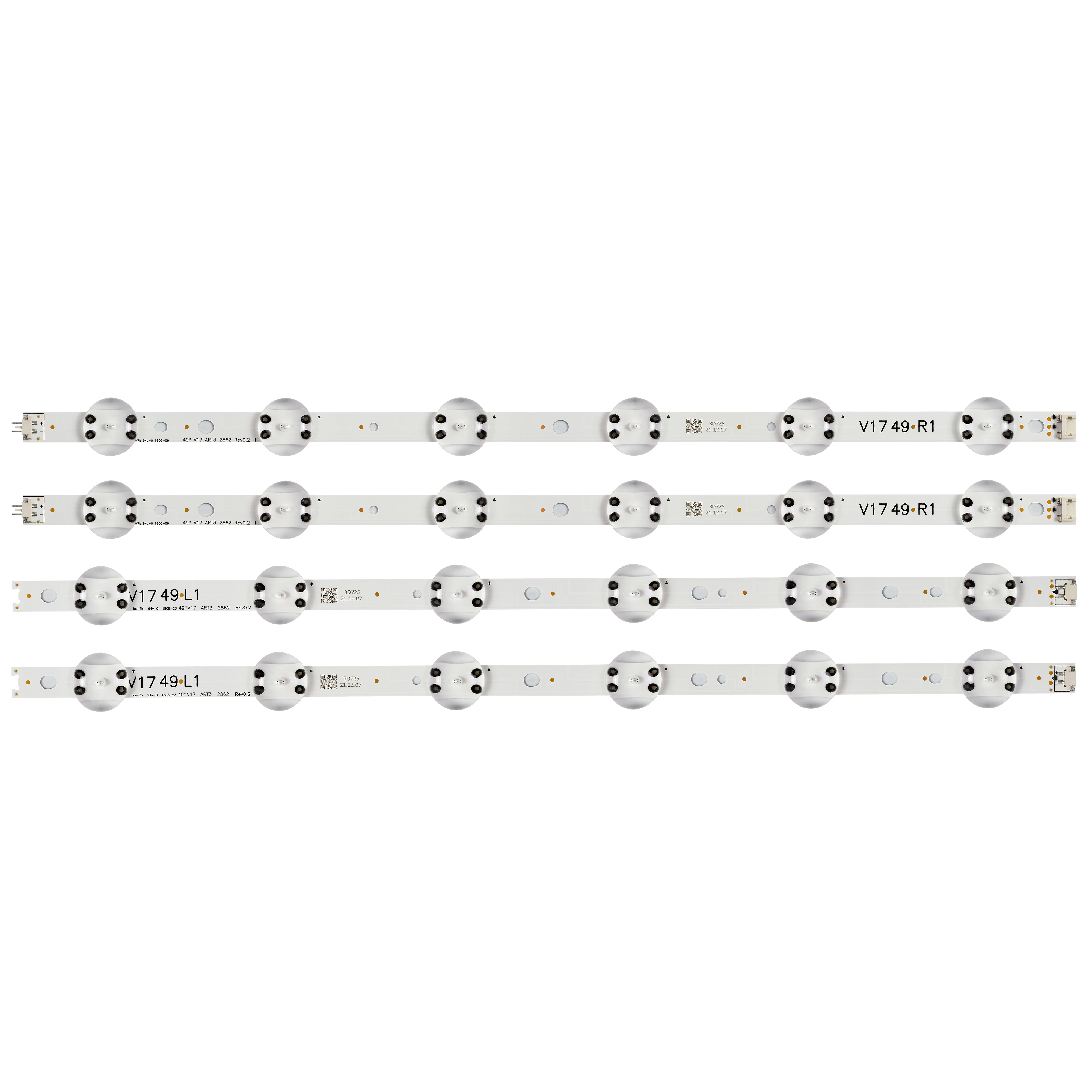 

Светодиодная лента для подсветки для LG 49UV340C 49UJ6565 49UJ670V 49LV340C-UB LC490DGG V17 49 L1 49 "V17 ART3 2862 6916L-2862A 6916L-2863A