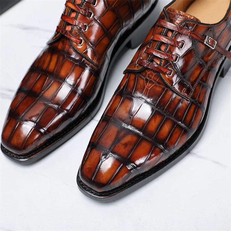 Рисунок 5 - Мужские туфли из натуральной крокодиловой кожи