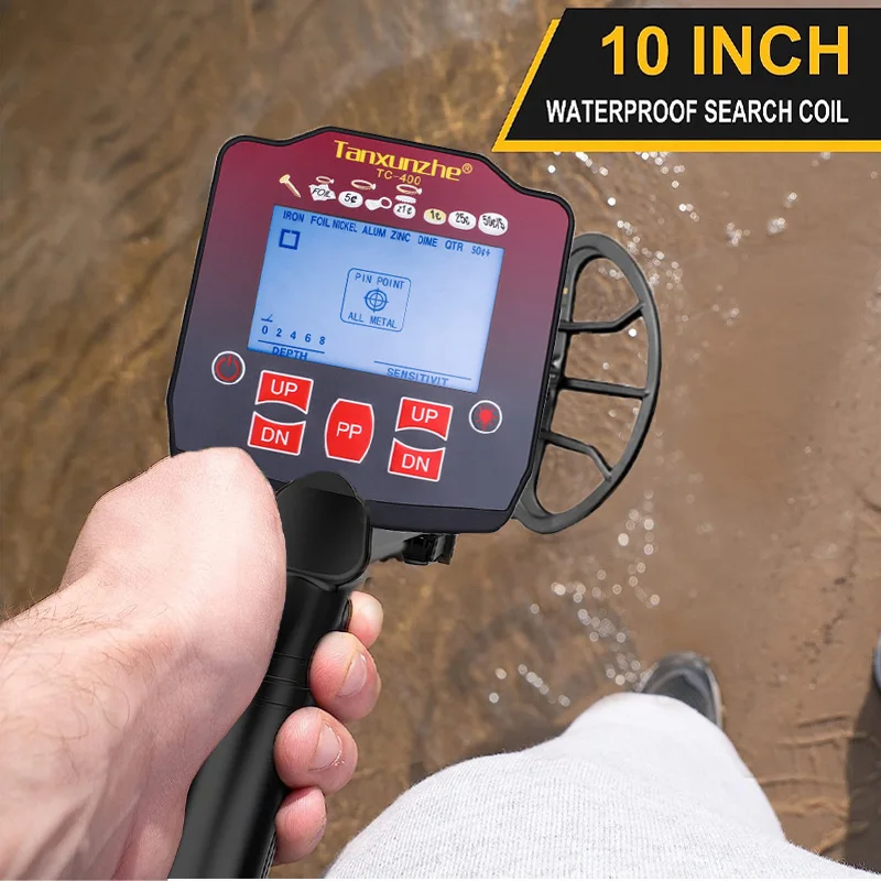 Professional Metal Detector for Treasure Search Pinpointing Underground Gold Circuit Wire Iron Waterproof Detector De Metales