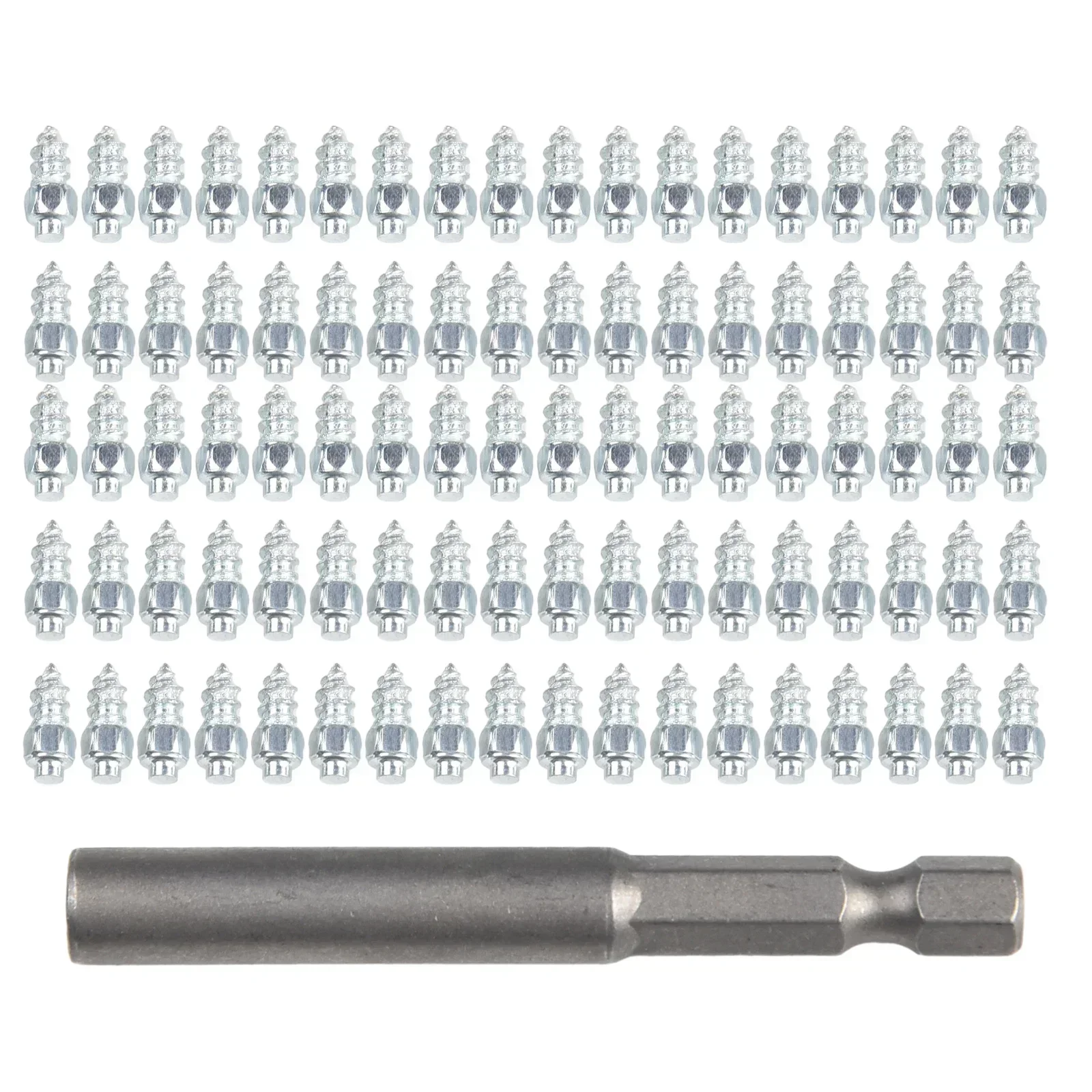 100 Pcs Car Tire Anti-Slip Screw Stud Winter Wheel Tyre Snow Ice Auto Motorcycle Bike Tire Spikes Snow Sole Cleats