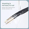 KK Eyebrow Tweezer Stainless Steel Makeup Tool Feather Hair Beauty Fine Hairs Puller Slanted Eye Brow Clips Removal Tools Care 5