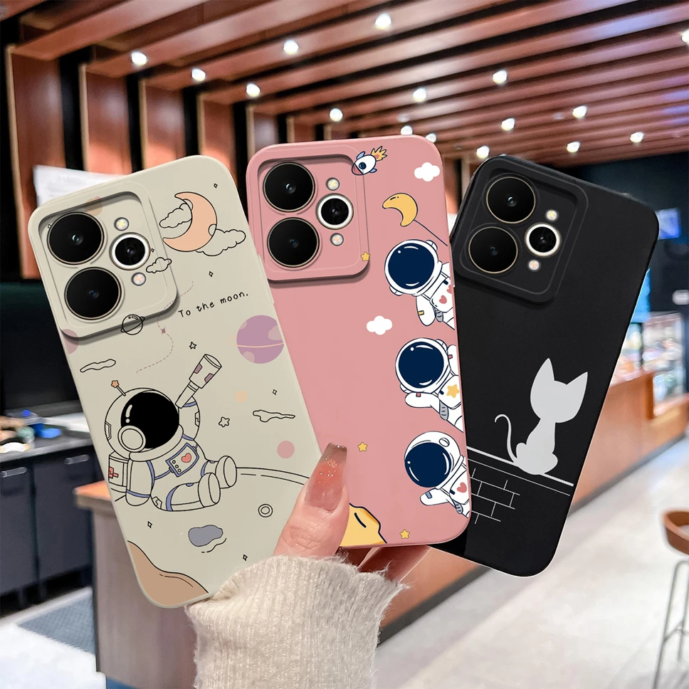 Creative Cartoon Pattern Soft Back Phone Case with Camera Protection - Lightweight Shell