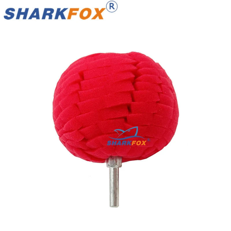 Drill Buffing Sponge Pads Polishing Cone Sponge Ball Burnishing Kit For Automotive Car Wheels Hub Care Metal Plastic Glass 5