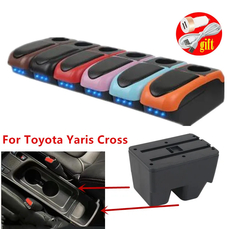 For Toyota Yaris Cross Armrest box for toyota yaris suv Car Armrest