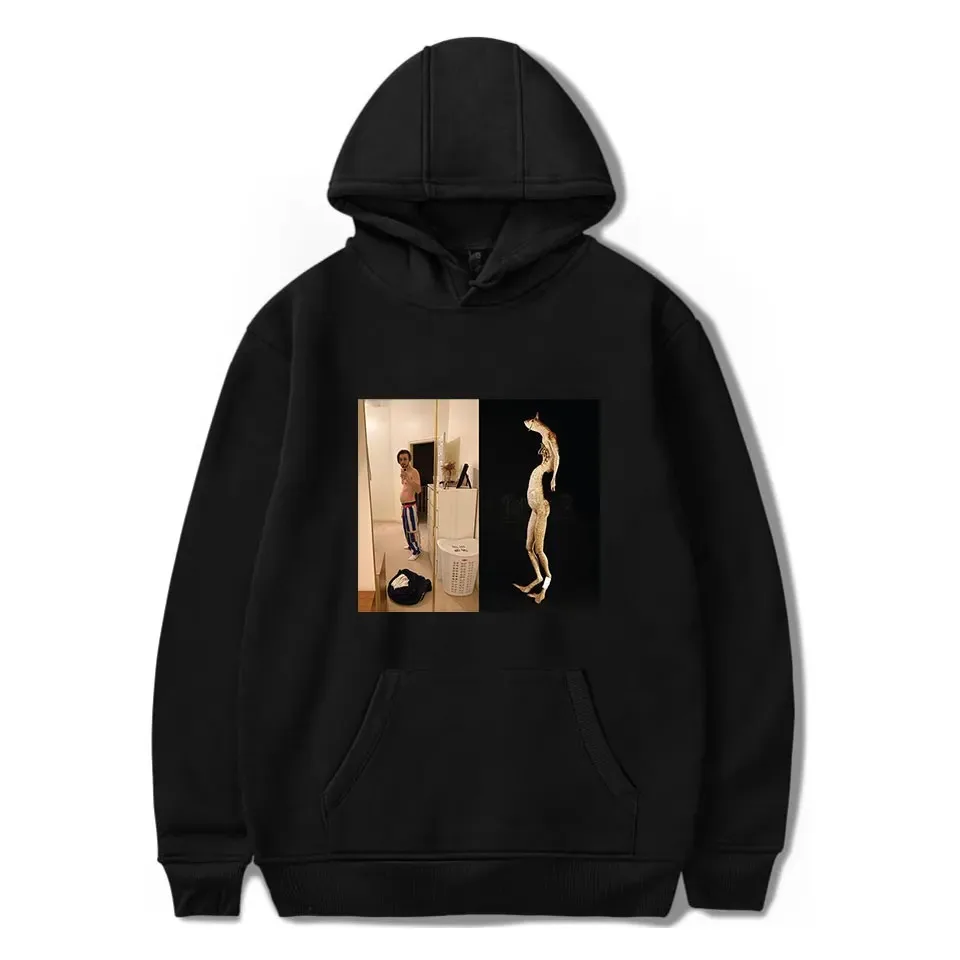 BBNO $ Merch Hoodie Cartoon Celestial Body Print Mulheres Homens Outono Solto Com Capuz Pullovers Ulzzang Grunge Rua Hip Hop