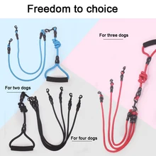 

Dog Leash Nylon Rope 2 Way Coupler Outdoor Walking Two and More Dog Collar Harness Kitten Leash Dogs Cats Supplies Accessories