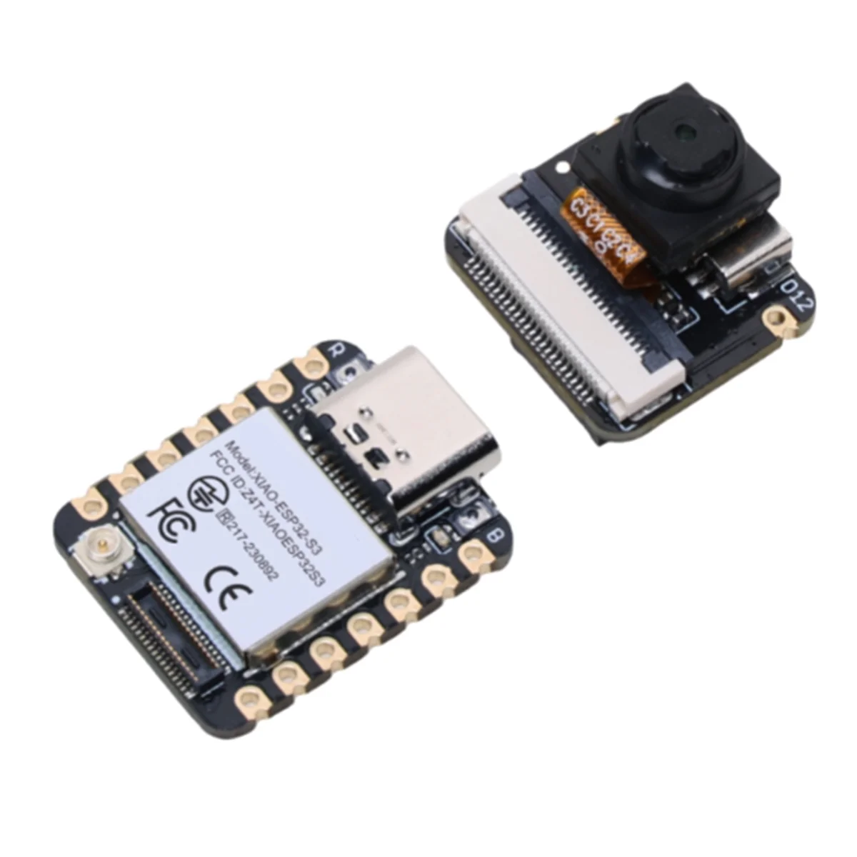 XIAO ESP32 S3 Sense-Seeeduino Xiao Esp32s3 Sense with OV2640 Camera Sensor, 2.4GHz Wi-Fi,BLE 5.0,Microphone, 8MB