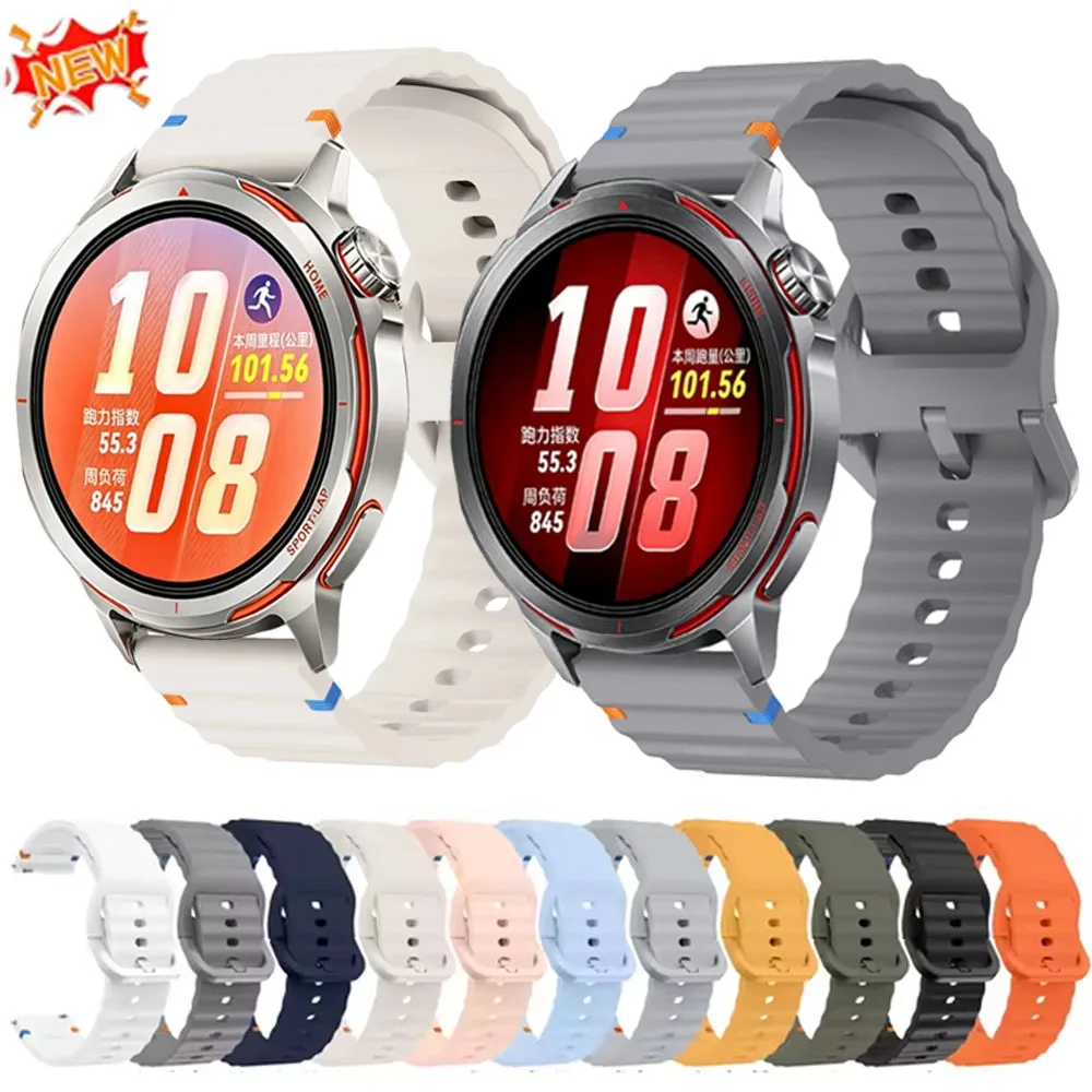 Soft Silicone Watch Strap - 18/20/22mm - Compatible Replacement Bracelet