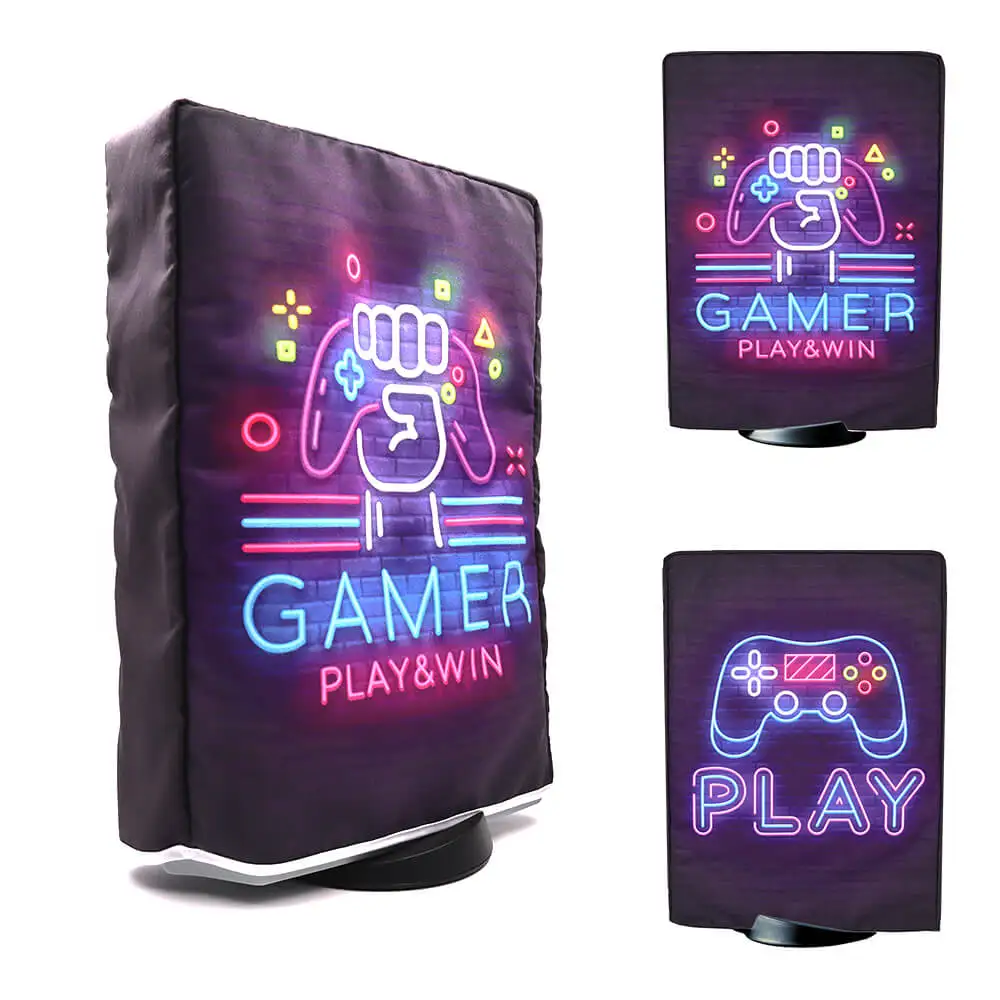 Dust Cover for PS5 Soft Anti Scratch Protective Case Guard for Playstation 5 Console Digital & Disc Edition