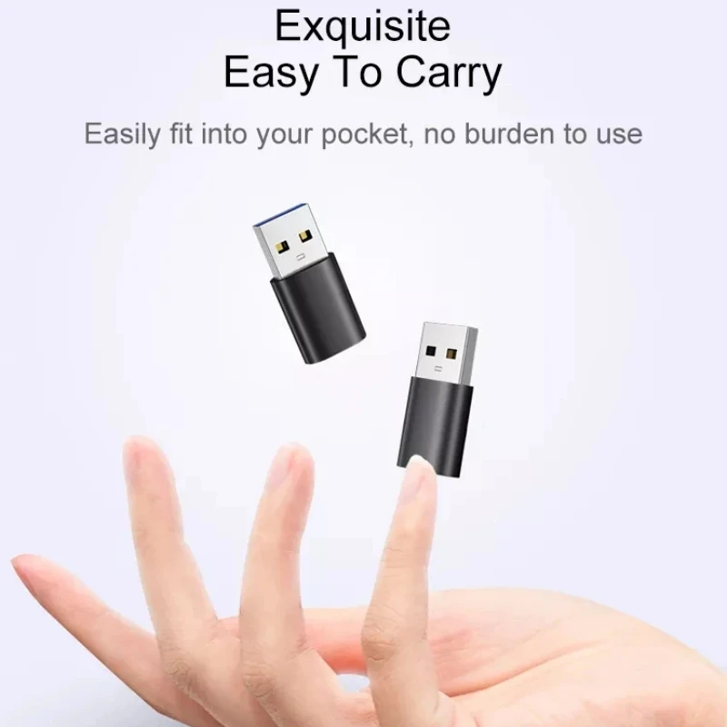 USB-C - USB 3.0 어댑터, 고속 데이터 전송, Smartp용 컴팩트 USB Type C 커넥터