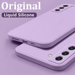 Soft Liquid Silicone Phone Case Cover, Durable and Protective Design - Galaxy S26+ (Light purple)