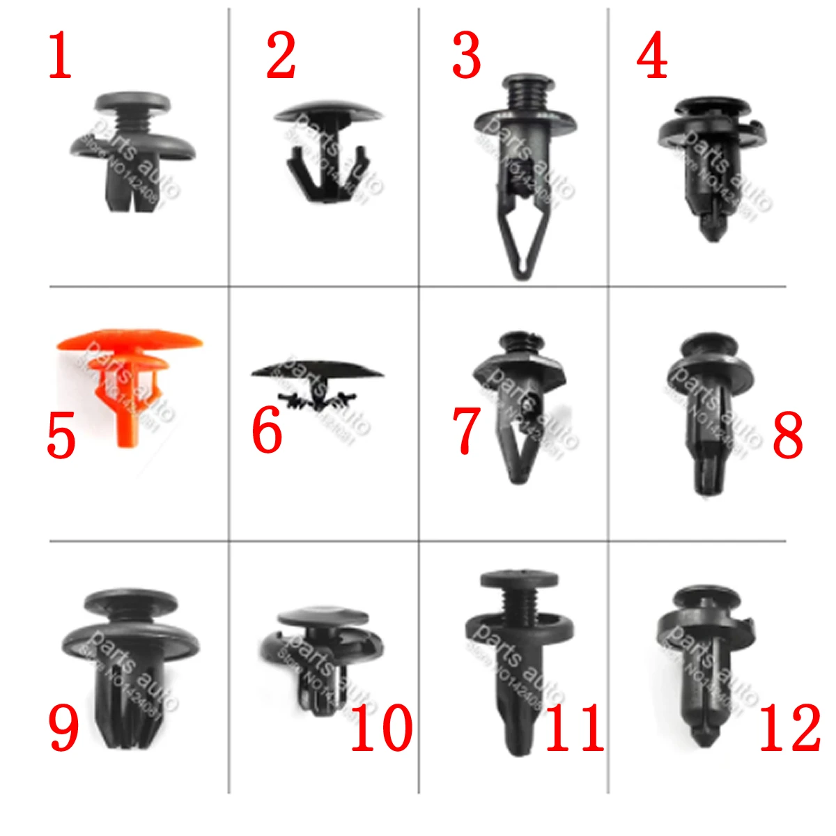 

10x/121x/set BUMPER TRIM CLIP for HONDA 91503-SZ3-003 91502-SP0-003 91512-SX0-003 91503-SZ5-003 91518-SM4-003 90700-SJ4-000