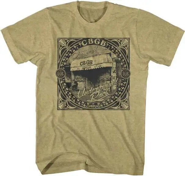

Мужская футболка CBGB & OMFUG с надписью «Home Of Underground Rock Store»