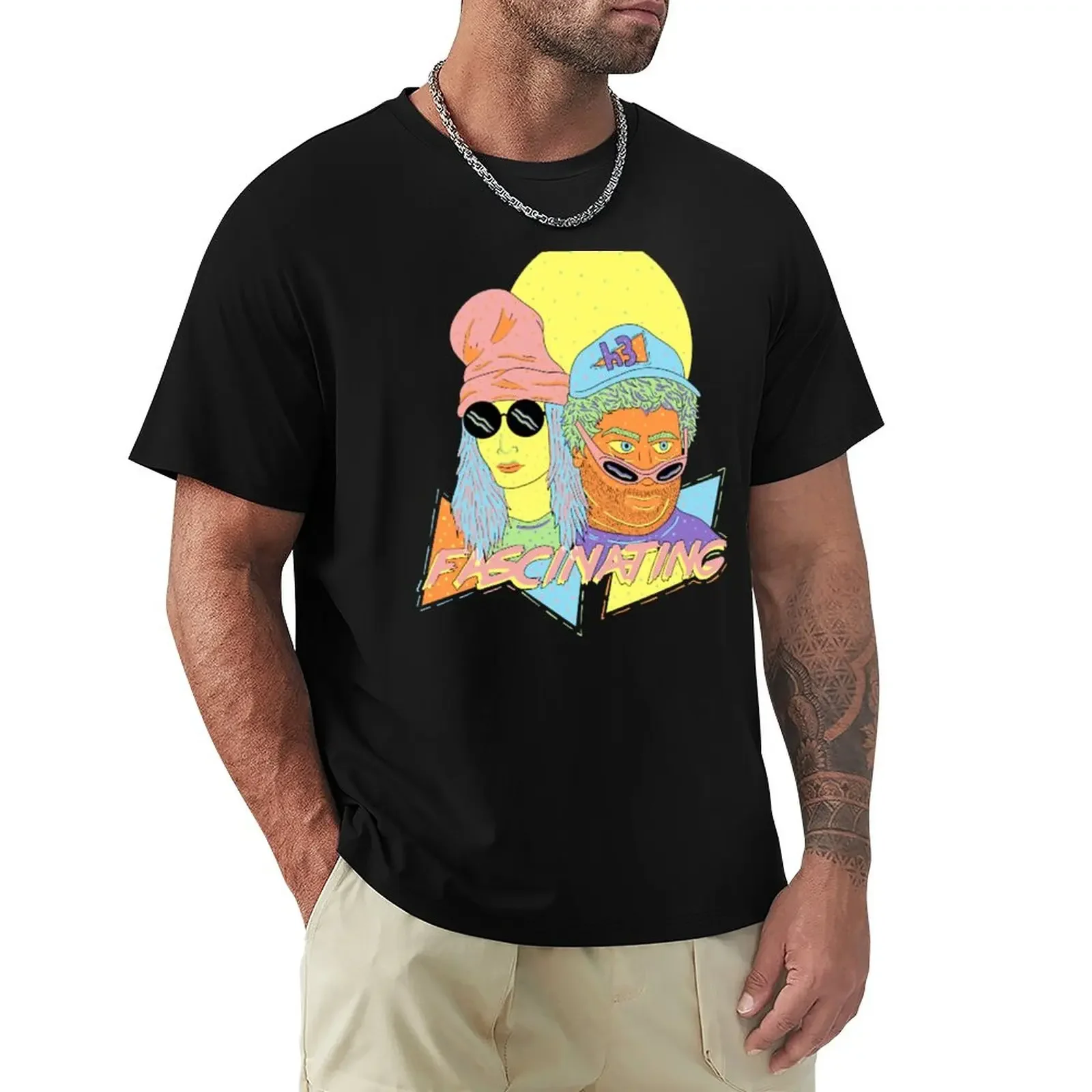 

h3 podcast T-Shirt aesthetic clothes summer top heavyweight t shirts for men