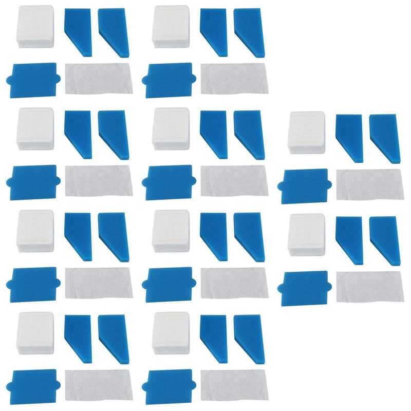 Set Filtri 50X Adatto Per Aspirapolvere Thomas Aqua + Parquet X8 Multi Pulito, Aqua + Pet & Family