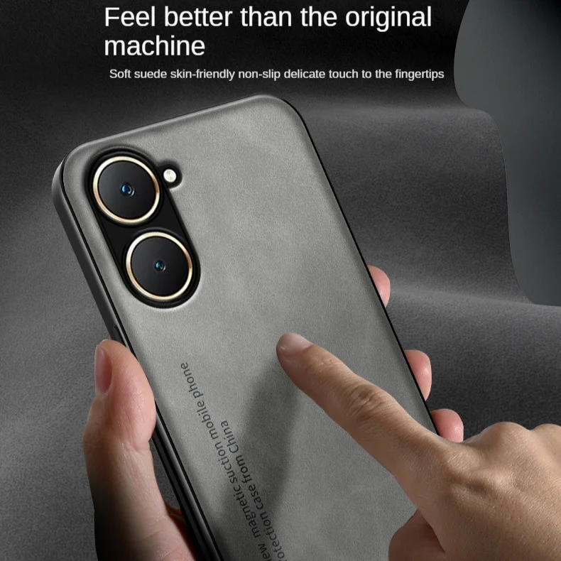 Shockproof Case for VIVO Y03 Y18 Y28 Y28S 5G Y17S Y27 Y16 Y35 Y02 Protective Cover Magnetic Suction Car Holder Coque Funda Capa_voghion.com
