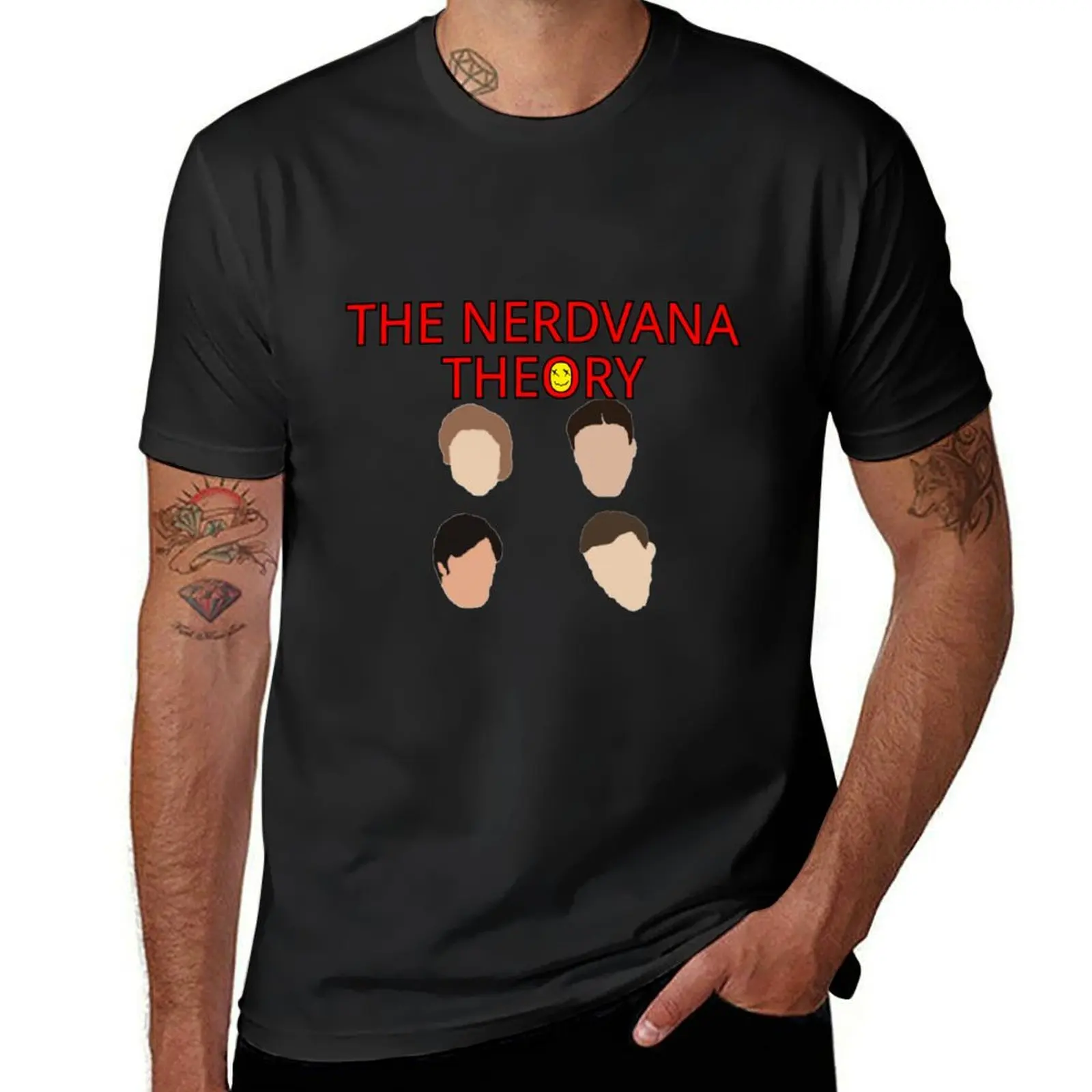 

The Nerdvana Theory T-Shirt tees plain mens vintage t shirts