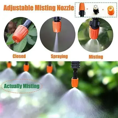 

Spray Garden Hose 5-20M Outdoor Cooling System Misting Spray Cooler Water Mist Garden Kit Sproeikit tuin