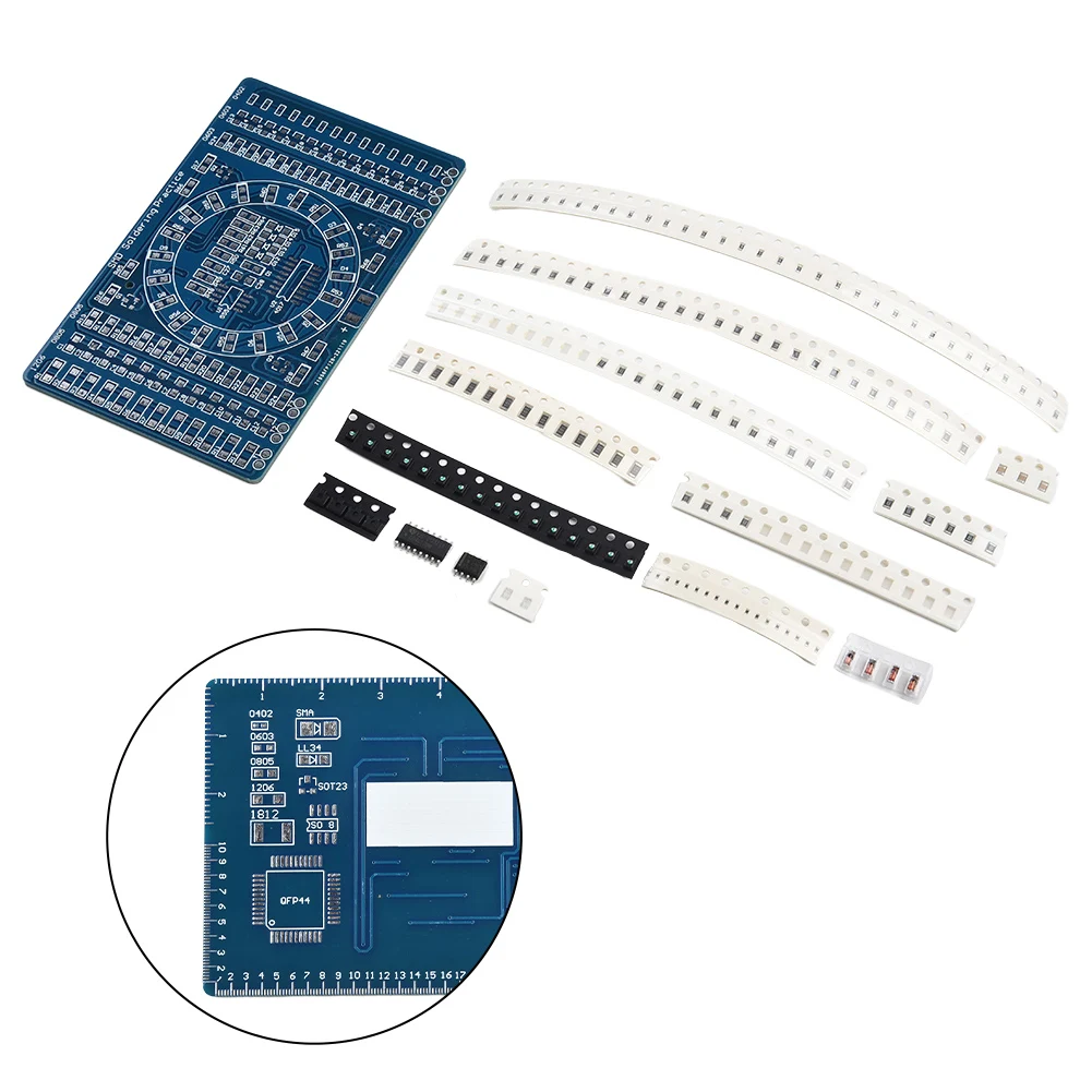 

SMT SMD компоненты для сварочной практики, печатная плата для пайки, DIY ресивер, диодный транзистор, запуск обучения, Электронная тренировка
