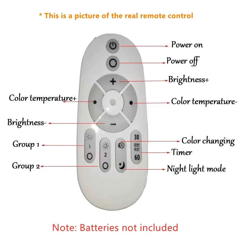 Smart LED Bulb with Wireless Remote Control and Adjustable Lighting