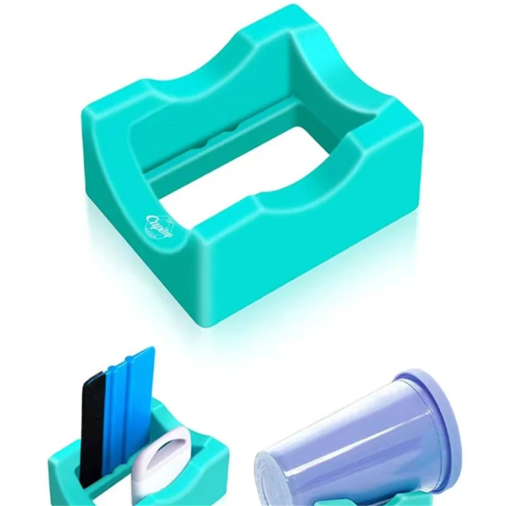 

Tumbler Cradle Holder Silicone Cup Cradle For Tumblers With -in Slot Tumbler Holder For Crafts Decals For Tumblers Small Tumbler